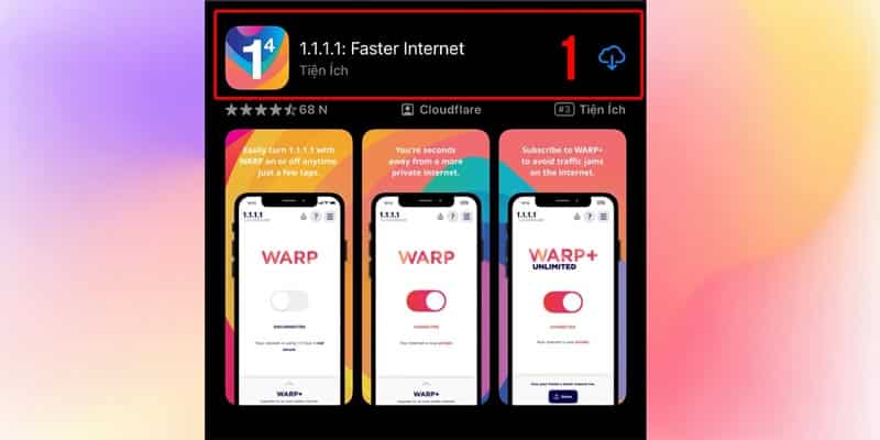 Ứng dụng 1.1.1.1 hoạt động mượt mà và mang lại nhiều lợi ích cho người dùng